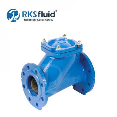 Customizable High Quality GGG50 Ductile Iron DN200 Ball Check Valve Flange End PN10 for Sewage