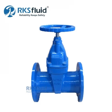 AWWA Ductile iron NBR EPDM Resilient Seated Flange Gate Valve BS5163 for Water