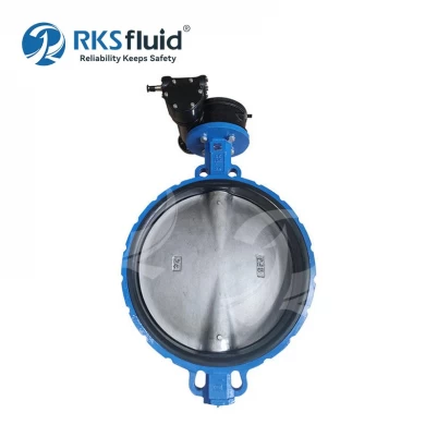 High Quality Hydra Series EN ISO 5211 U-Section Ductile iron Flange EPDM Seat Butterfly Valve DN700 DN1000 Customized