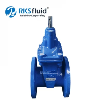 High Quality BS5163 Ductile Cast Iron DN100 4inch Soft Seal Flange End Gate Valve PN16 for Water