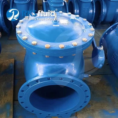 Factory-Direct Price BS5153 DN300 Industrial Cast Iron Swing Check Valve PN16 8 Inch Fast Delivery