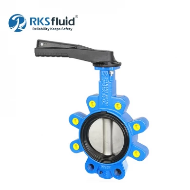 Factory Direct Sales 600mm Ductile Iron dn250 Lug Style Butterfly Valve Class150 with Electric Actuator