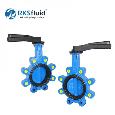 Factory Direct Sales 600mm Ductile Iron dn250 Lug Style Butterfly Valve Class150 with Electric Actuator