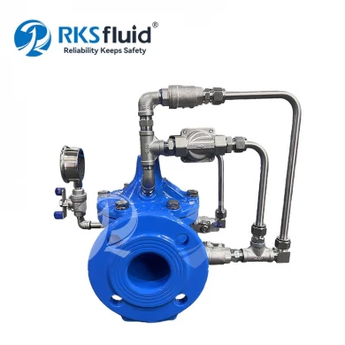 Chimaera Series K200 Stainless Steel Pressure Regulator Valve SS304 Flange Pressure Reducing Valve for Water