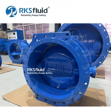 2025 Athena Series High Quality DN800 Ductile Iron DN600 PN10 Double Offset flange Butterfly Valve for Water