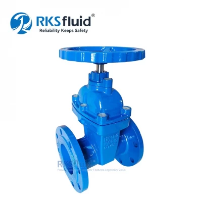RKSfluid Sasquatch Series zero leakage gate valve ductile iron resilient seated flanged end gate valve manufacturer