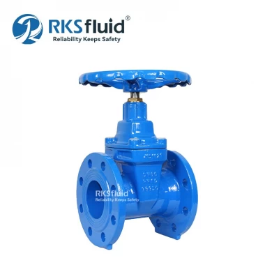 DIN F4 DN80 PN16 Resilient Sealing Gate Valve