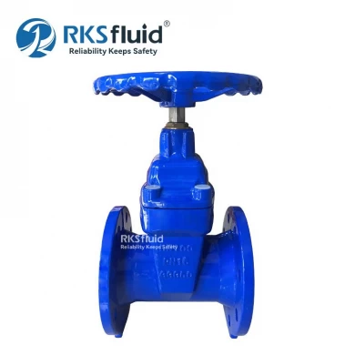 DIN F4 DN80 PN16 Resilient Sealing Gate Valve