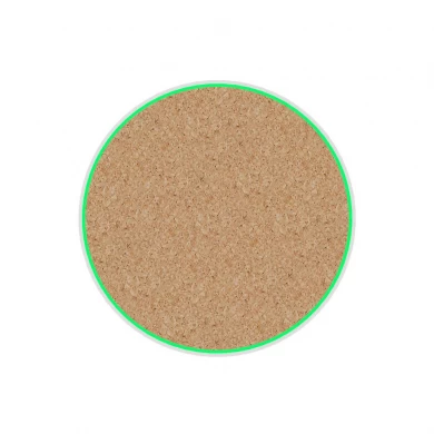 Tappetino di ricarica wireless veloce ecologico con superficie in sughero e indicatore di ricarica a LED per tutti i dispositivi compatibili con Qi (MH-D1)