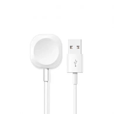 出厂价磁性无线手表充电器，带 USB 线，适用于所有 iWatch 自动连接无缝充电 (MH-D30C)