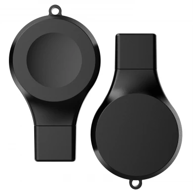 सभी iWatch सीरीज के लिए पोर्टेबल मिनी कीचेन डिज़ाइन मैग्नेटिक वायरलेस Apple वॉच चार्जर, सीमलेस चार्जिंग के लिए स्वचालित संरेखण (MH-D37)