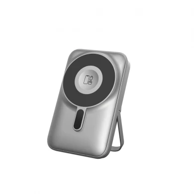 Alevata capacità da 10000 mAh Magnetico Pennellaggio wireless Caricatore wireless con cavi integrati e display di alimentazione digitale a LED (MH-P72)