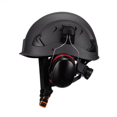 High quality industrial safety helmets PPE ANSI Type II Carbon fiber shell Hard Hat - COPY - be9c2i
