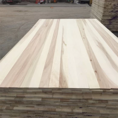 Nature Color Solid Wood Board Poplar Wood Panel Manufacturer