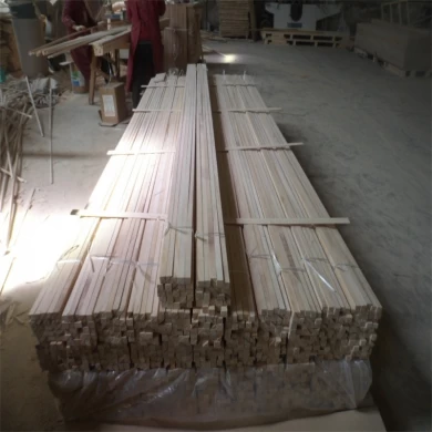 Cheap Price and High-Quality Paulownia Triangle Timber Battens Wooden Chamfer Strips