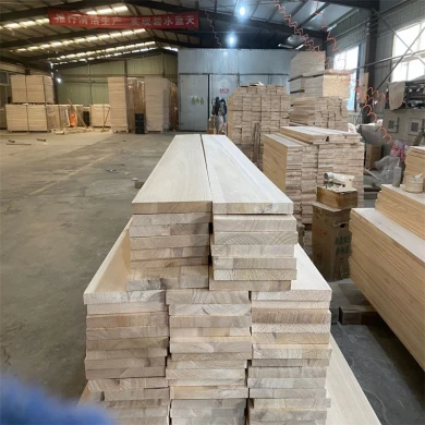 paulownia tomentosa edge glued panels for furniture and coffins panels supplier