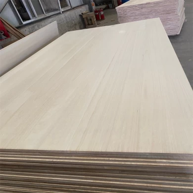 paulownia edge glued boards with bleached color furniture cutting boards