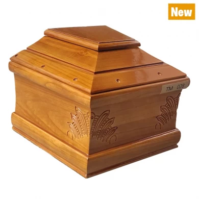 Mini caixa de caixão de madeira inacabada personalizada