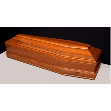 大人の葬儀中国製造桐木製新しいヨーロッパスタイルの棺棺火葬仕上げ高光沢ベルベットと伝統的な彫刻のサプライヤー