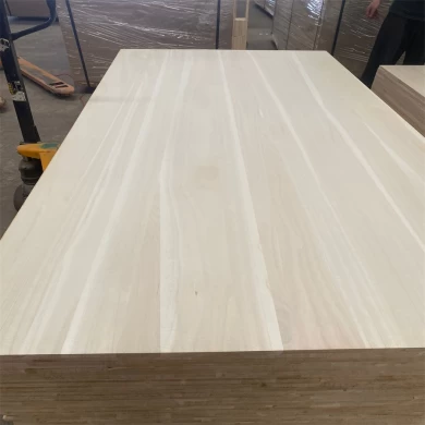 Hot Sale Factory Direct Supplied High Quality Solid Paulownia Wood Edge Glued Panels Laminated Board China Paulownia Wood Supplier Paulownia Lumber for Sale