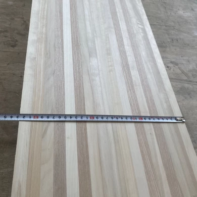 ski board wood cores made by white ash wood beech wood and poplar wood strips