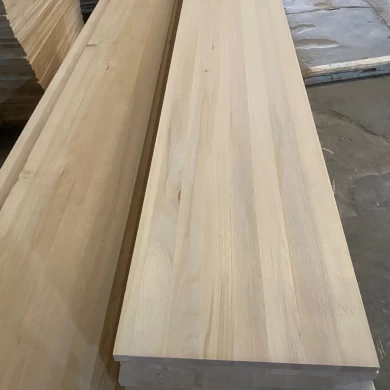 White Poplar Wood with Nice Color for Coffin Making Panels AA Grade