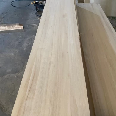 White Poplar Wood with Nice Color for Coffin Making Panels AA Grade