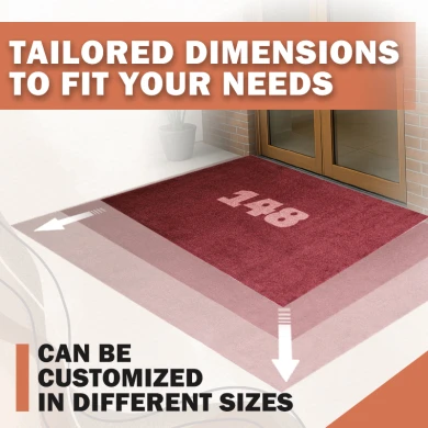 Wholesale Store Retail Custom Outdoor Rubber Logo Door Mats - COPY - jgtcfe