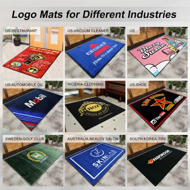 Cloth Industrial Logo Floor Mat