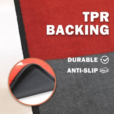 Black Floor Mats with Custom Design