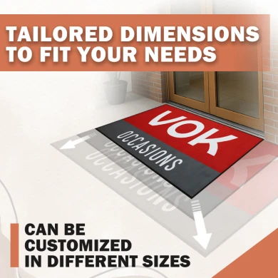 Black Floor Mats with Custom Design