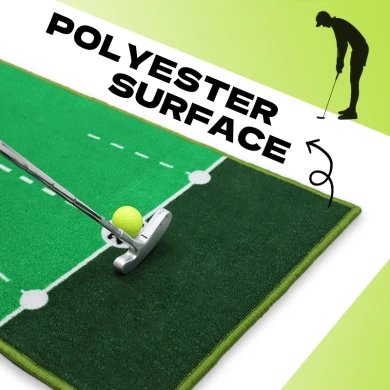 Custom Golf Putting Green Mats binnen
