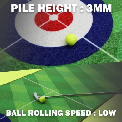 Premium Commercial Putting Green Mat with Rubber Base for Outdoor Golf Practice Hitting - COPY - wo49vs