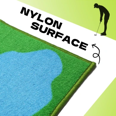 Premium Commercial Putting Green Mat with Rubber Base for Outdoor Golf Practice Hitting - COPY - n9okbc