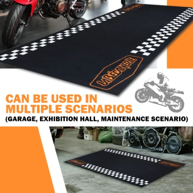 Custom Nylon Pit Mat for Motorcycle Garage Modern Washable Cut Pile Rug Easy Clean for Off-Road Adventures Novelty Design - COPY - 1tqr8n