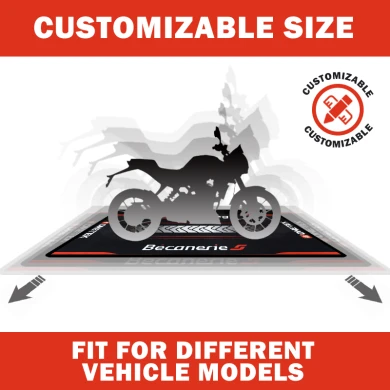 Custom Nylon Pit Mat for Motorcycle Garage Modern Washable Cut Pile Rug Easy Clean for Off-Road Adventures Novelty Design - COPY - fdvawc