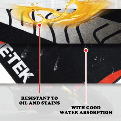 Custom Nylon Pit Mat for Motorcycle Garage Modern Washable Cut Pile Rug Easy Clean for Off-Road Adventures Novelty Design - COPY - fdvawc