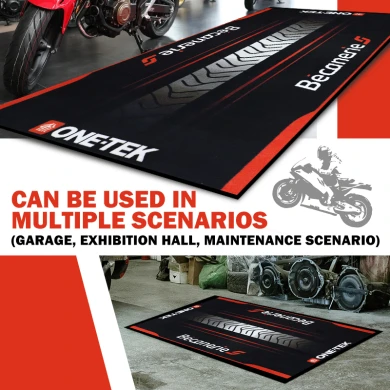 Custom Nylon Pit Mat for Motorcycle Garage Modern Washable Cut Pile Rug Easy Clean for Off-Road Adventures Novelty Design - COPY - fdvawc