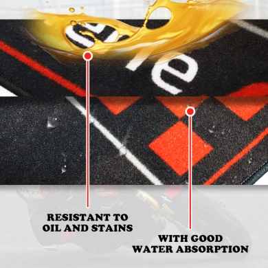 Custom Nylon Pit Mat for Motorcycle Garage Modern Washable Cut Pile Rug Easy Clean for Off-Road Adventures Novelty Design - COPY - qi6mn2