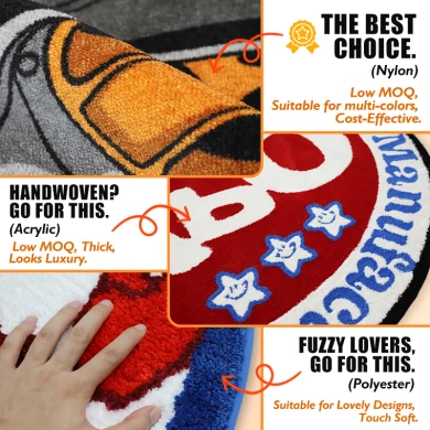Custom Anime Rug Logo Cartoon Carpet Personalized Design Die Cut Shape Rugs Carpets - COPY - hqt57i
