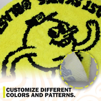 Custom Anime Rug Logo Cartoon Carpet Personalized Design Die Cut Shape Rugs Carpets - COPY - p511nb