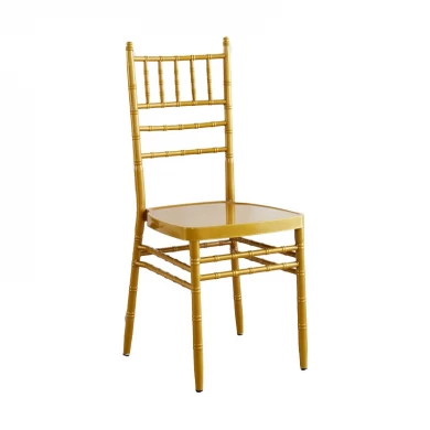 Hotel Chairs Events Gold Metal Banquet Chairs Tiffany Chairs for Wedding