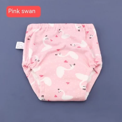 Training Washable Reusable Baby Diaper Training Pants 6 Layer Cloth Diaper for Baby