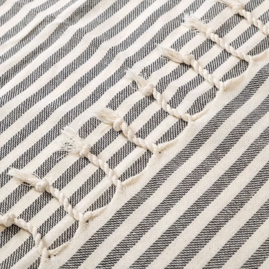 Cotton Turkish Striped Pool Towel Beach Towel With Tassel