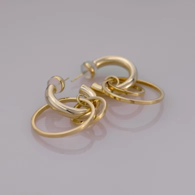Fashion Geometric Jewelry Dangle Women Hoop Earring.
