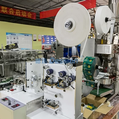 High Speed Automatic Film Sealing Single Bamboo Toothpick Packing Machine With Paper Film Bag