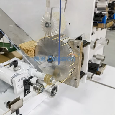 High Speed Automatic Film Sealing Single Bamboo Toothpick Packing Machine With Paper Film Bag