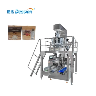 Otomatik Fındık Kesesi Gıda Hazır Torbası Çok Kafa Kantarı Granül Paketleme Doy Çok Fonksiyonlu Paketleme Makineleri