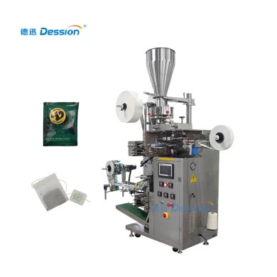 Small Automatic Inner and Outer Tea Bag Packing Machine for Green Tea Pouch Flower and Fruit Tea