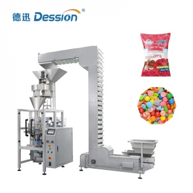 Stable fully automatic multifunctional round/soft candy/chocolate packaging machine